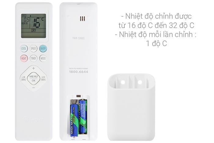 Điều hòa Casper Inverter 18000 BTU 1 chiều GC-18IS33